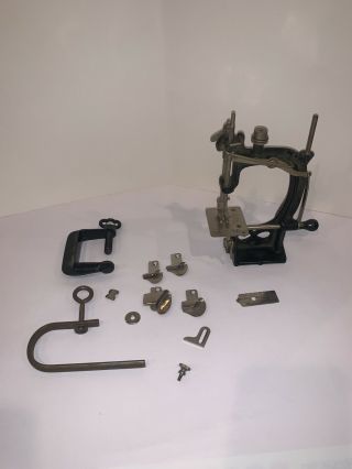 Antique Spenser Sewing Machine Hand Crank Cast Iron 1900s Rare