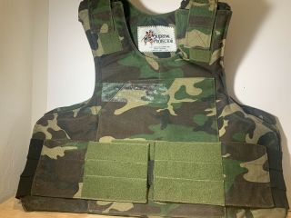 Rare Us Army Ranger Body Armor Spv - R Black Hawk Down Flak Flack Vest Large Size