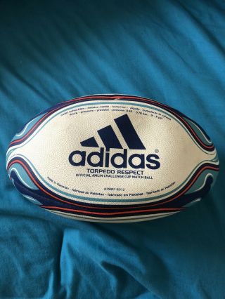 Match Rugby Ball Of The Amlin Challenge Cup Final Biarrritz V Toulon Rare 3
