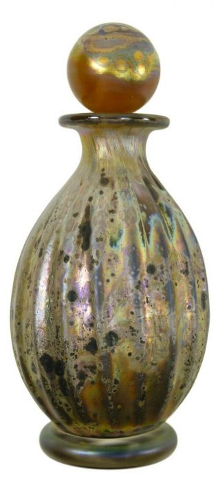 Isle Of Wight Glass - Rare British Museum Perfume Bottle - 1997