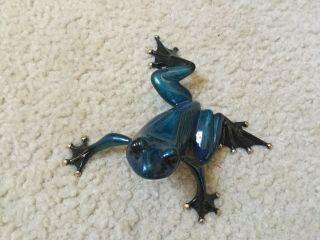" Blue Streak " By Frogman Tim Cotterill Rare Show Frog