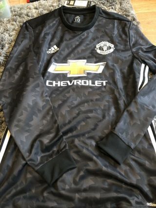 Manchester United 17/18 Size 10 Long Sleeve Version Player Issue Shirt Rare