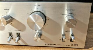 Rare Vintage Pioneer SA - 6500 II Stereo Integrated Amplifier Amp HiFi Separate 3