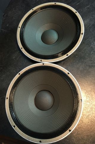JBL James Lansing PR15 Passive Radiator Speakers.  A rare pair Exc, 2
