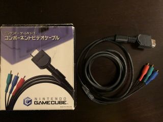 Official Nintendo Gamecube Component Video Cable - - Rare