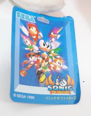 Rare TAILS Sonic The Fighters Hedgehog SEGA 1997 TAG 9 