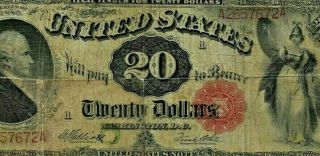 $20 " United States Note " 1880 (alexander Hamilton) " $20 1880 U.  S.  Note Rare