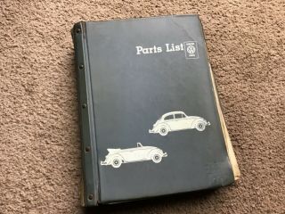 Vw Beetle Parts List Rare.  Volkswagen Classic Car 1950s 1960s