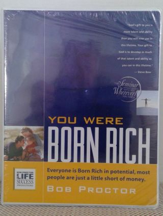 Bob Proctor You Were Born Rich (rare Collectors Item)