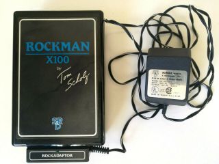 Sr&d Tom Scholz Rockman X100 Headphone Amp With Rare Rock Adapter